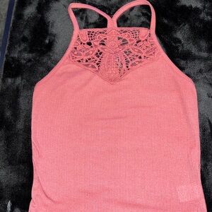 Impulsive Tank Top/ Size: Small/ Color: Dark Blush Pink